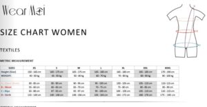 Wear Moi guide des tailles femme