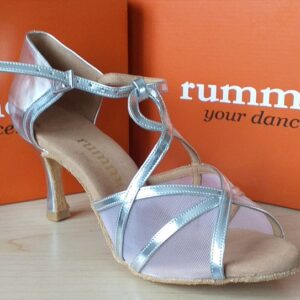 Rummos chaussure de danse sociale R365 argent. Talon 6cm