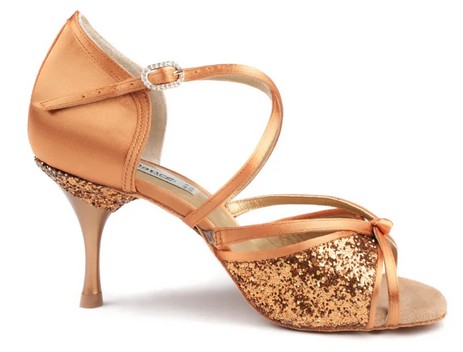 Chaussure de danse de salon Port Dance PD801 bronze dark satin